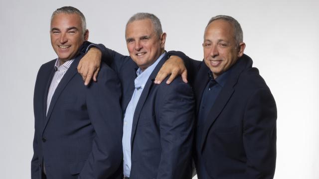 Three on three